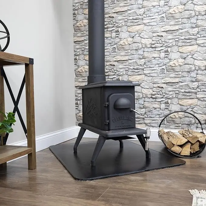 Compact EPA wood stove with large ceramic window – Cleveland Iron Works Erie under $1000