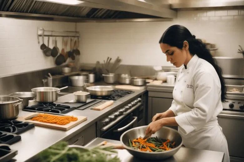 A clean ceramic cooktop in