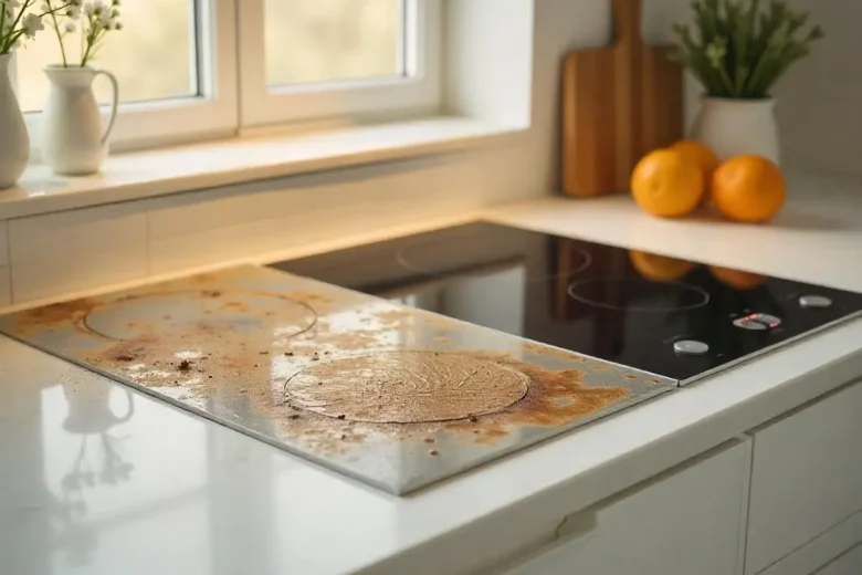How to clean an electric stove from greasy to spotless - step by step visual guide